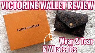 Louis Vuitton Victorine Wallet Review [upl. by Aneras]