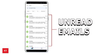 How to find unread emails in Gmail  Filter all the unread emails at the top in Gmail App Android [upl. by Leahcimrej660]