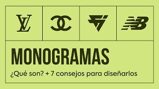 MONOGRAMAS Qué son y 7 consejos a la hora de diseñarlos  40 Ejemplos [upl. by Dewhirst]