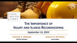 The Importance of Injury and Illness Recordkeeping [upl. by Angelis]