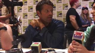 SUPERNATURAL Misha Collins Interview  SDCC 2017 [upl. by Aneladgam361]