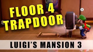 Luigis Mansion 3 trapdoor Floor 4  The Great Stage Auditorium last gem [upl. by Minta]