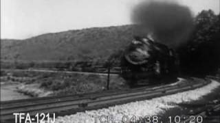 Steam Locomotives In Action on the Baltimore amp Ohio 1954 [upl. by Wesa]