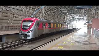 Navi Mumbai Metro Kharghar Village metro station [upl. by Durware]