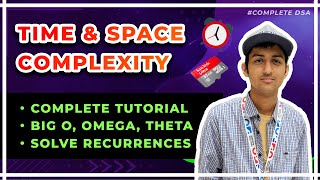 Time and Space Complexity COMPLETE Tutorial  What is Big O [upl. by Shargel]