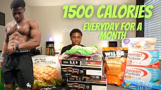 Eating Under 1500 Calories EVERYDAY for a MONTH [upl. by Mcallister642]