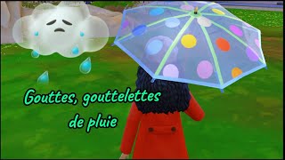 Gouttes gouttelettes de pluie 5ap [upl. by Ahsilac]