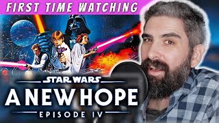 First Time Watching STAR WARS EPISODE 4 A NEW HOPE  REACTION amp BREAKDOWN [upl. by Aitital]