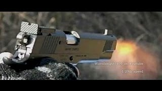 Kimber 1911 22 rimfire in slow motion [upl. by Aicirtan637]