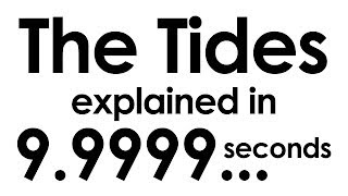 The Tides explained in ten seconds [upl. by Ahgiel]