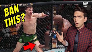 TOO DANGEROUS for the UFC Doctor Reacts to Oblique Kick Controversy [upl. by Etterb]