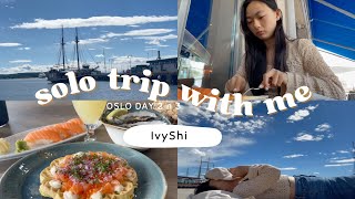 First solo trip to OSLO🧍🏻‍♀️🧳 Day 2 n 3 🦪🏙️⛴️🛫🧘🏻‍♀️🧇 [upl. by Lissi778]