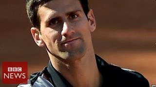 Djokovic emotional at Serbia floods  BBC News [upl. by Notyalk]