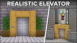 How To Build a Realistic Elevator in Minecraft [upl. by Espy361]