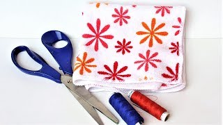 NAPKIN REUSE IDEA  MAKE USEFUL THING FOR YOUR FRIDGE  OLD CLOTH REUSE IDEA [upl. by Venditti]