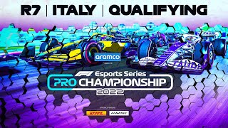 2022 F1 Esports Series Pro Championship Round 7 Qualifying [upl. by Gastineau566]