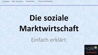 Die soziale Marktwirtschaft Alte Version [upl. by Moselle]