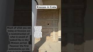 Knossos in Crete history knossos youtubeshorts shorts crete weeklyhistory historyfacts [upl. by Emolas858]