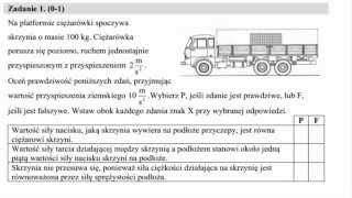 Ciężarówka Dynamika Fizyka rozszerzona Zadanie maturalne [upl. by Fording]