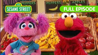 Elmo Abby and Cookie Monster Play Grocery Games  Sesame Street Full Episode [upl. by Carley]