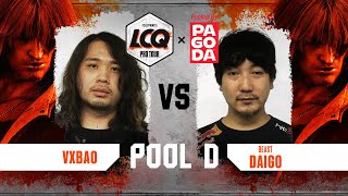 Vxbao JP vs Daigo Ken  Pools  Capcom Cup X Last Chance Qualifier [upl. by Stew369]