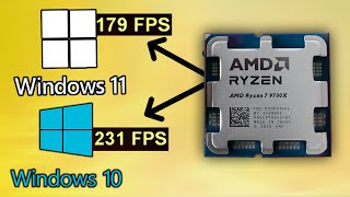 AMD is getting SCREWED by Microsoft  Windows 10 vs 11 Part 1 [upl. by Zoara]