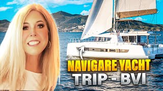 Tour The British Virgin Islands On A Catamaran Sailing Vacation  Travel Vlogger  Navigare Yachting [upl. by Maroney]