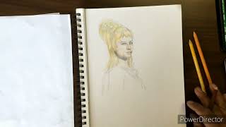 Drawing Yeoman Janice Rand [upl. by Ekram835]