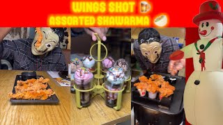 Drinks🥂மாறி Wings Shot ah🤯10pcs chicken 250₹ 🤩 foodismbro [upl. by Bergmann]