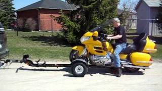 Goldwing going onto trailer [upl. by Culbertson473]