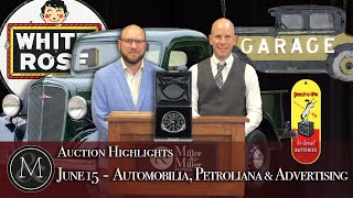 Top 5 Auction Highlights  Automobilia Petroliana amp Advertising  June 15  Miller amp Miller [upl. by Danny471]