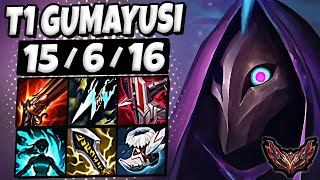 T1 Gumayusi Jhin vs Ashe ADC  TripleKill  Patch 1415 Korea Grandmaster ✅ [upl. by Ronoh]