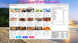 Cafe Management System Project  Java Swing  NetBeans [upl. by Haggi]