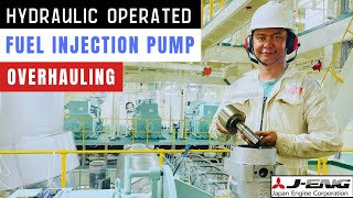 JENG Hydraulic Operated FUEL PUMP Overhaul  Marine Engineering  Technical Vlog  113 [upl. by Elletnohs549]