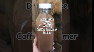 DairyFree Clean Keto Mocha Coffee Creamer Recipe ketorecipes dairyfreeketo [upl. by Edmead]