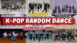 MIRRORED KPOP RANDOM DANCE  EXTREMELY HARD ver [upl. by Tarah]