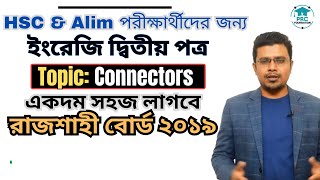 Sentence Connectors Rajshahi Board 2019  HSC English Second Paper [upl. by Asset]