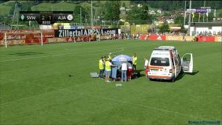 Abdelhak Nouri collapses on pitch in Ajax vs Werder Bremen friendly July 8 2017 [upl. by Goode]