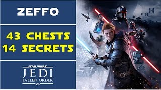 Zeffo All Chests and secrets Locations  Timestamps in Description  Star Wars Jedi Fallen Order [upl. by Hun]