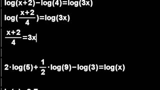 Logarithmus Aufgaben Vertiefung Video 3 [upl. by Tuck]