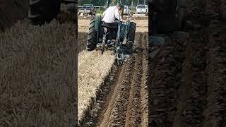 Fordson Model N Tractor Trail Ploughing at Collingham Match  16th September 2023 [upl. by Atiuqet]