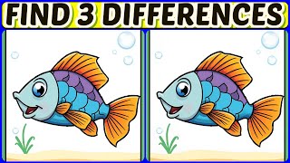 👀Spot the Difference Brain Game Challenge🎯【Spot the 3 Differences 23】 [upl. by Potter]