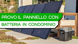 FOTOVOLTAICO da BALCONE  Lo provo a casa mia I° parte [upl. by Pachston733]