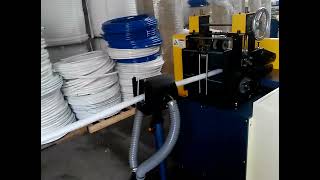 EPE Foam Pipe Extruder with reelwinding [upl. by Etnovert]