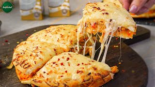 Shawarma Bread Pizza  Satisfy Your Cravings with this Shawarma Sandwich [upl. by Yrekaz]