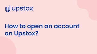 How To Open An Account On Upstox [upl. by Swec924]