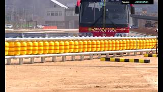 ETI Roller Barrier System CE H1H2 Crash test [upl. by Krall]