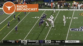 Texas Radio broadcast of the Sugar Bowl Ending  2023 College Football [upl. by Lozano451]