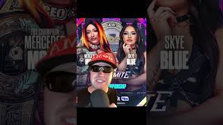 Mercedes Moné vs Skye Blue  AEW TBS Championship Match shorts [upl. by Fielding]