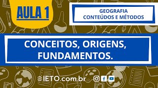 01 AULA Fundamentos Metodológicos e Prática do Ensino de Geografia  Prof Acleylton Costa [upl. by Cassady81]